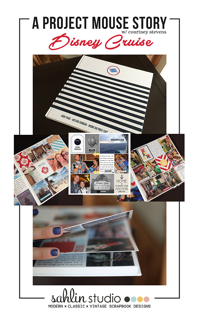 Disney Cruise PHOTO BOOK - A Project Mouse Story by Courtney Stevens using the Project Mouse collection by Sahlin Studio