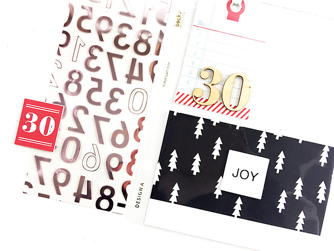 Sahlin Studio Creative Team Theresa Moxley | Getting December Pages Ready