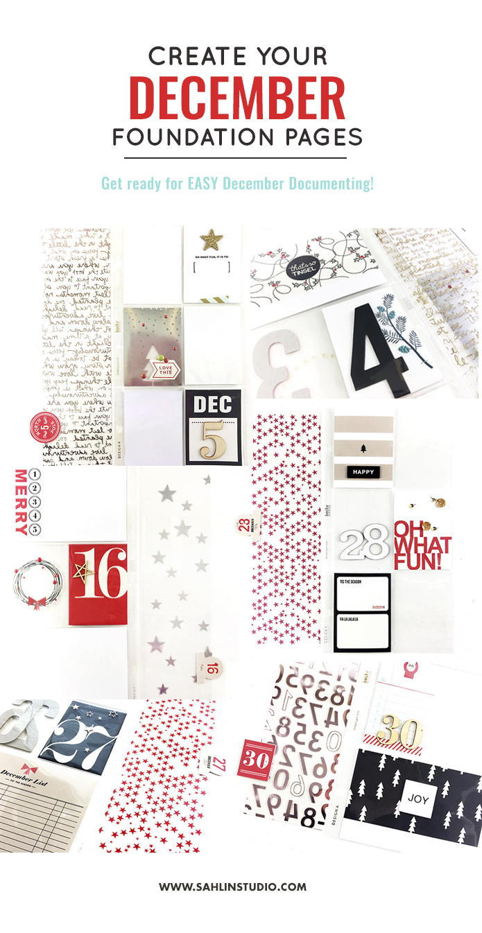 Get Ready for December: Creating Your December Daily Foundation Pages | Theresa Moxley - Larkindesigns + Sahlin Studio