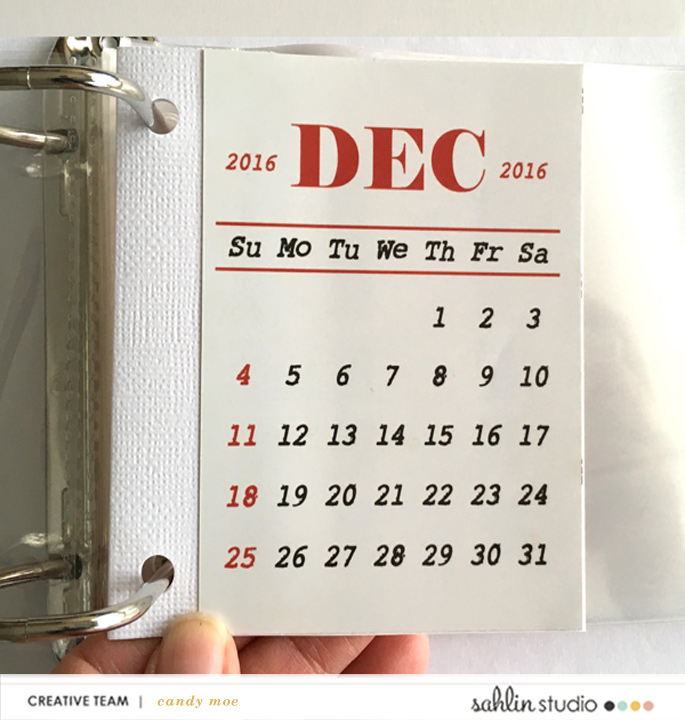 December hybrid pocket page using Oh What Fun - Digital Printable Scrapbooking Kit by Sahlin Studio 