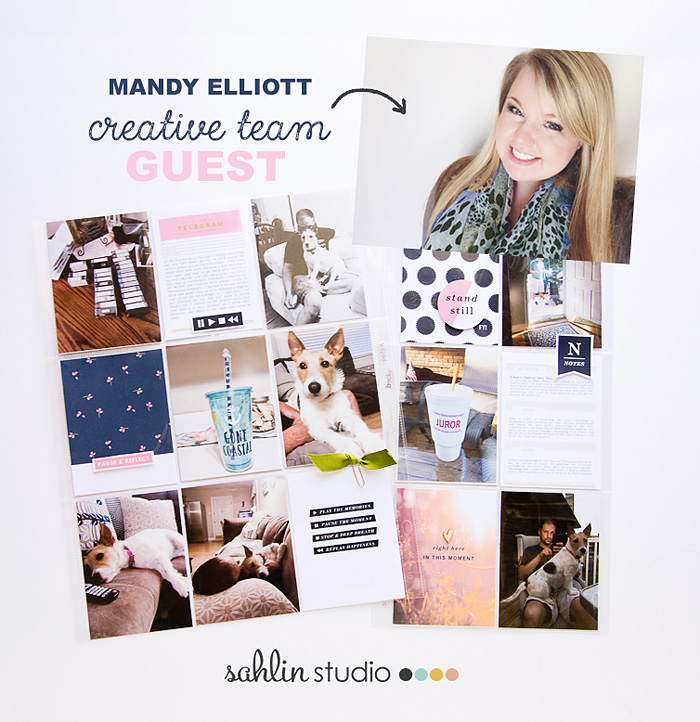 Hybrid Project Life Spread - Documenting a nearly a WHOLE Month | Mandy Elliott Turquoise Avenue