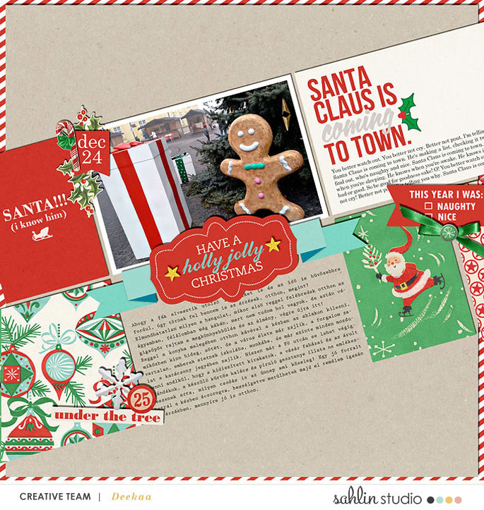 layout by deekaa featuring Santa's Workshop by Sahlin Studio