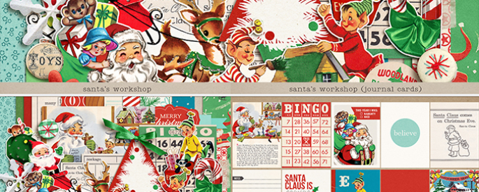 December '16 Featured Product: Santa's Workshop by Sahlin Studio