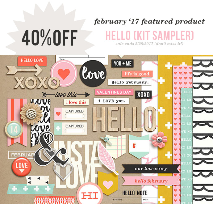 Hello (Kit Sampler) by Sahlin Studio