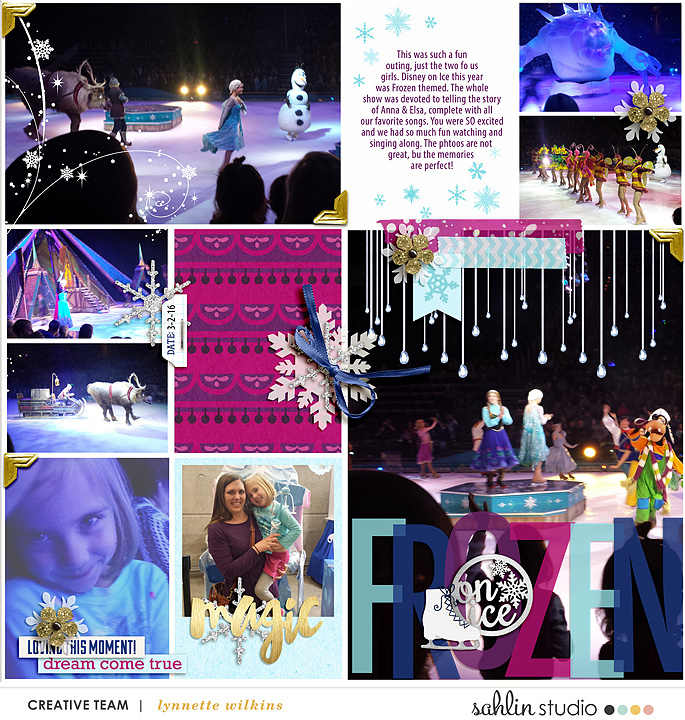 digital scrapbooking layout created by lynnette featuring Project Mouse (Ice) by Britt-ish Designs and Sahlin Studio