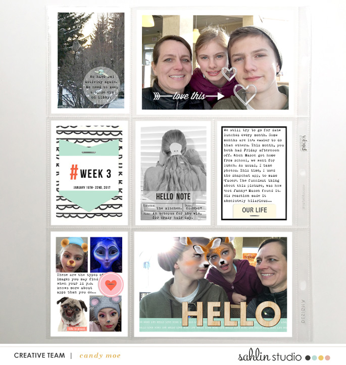 digital scrapbooking layout created by ctmm4 featuring Hello Kit Sampler by Sahlin Studio