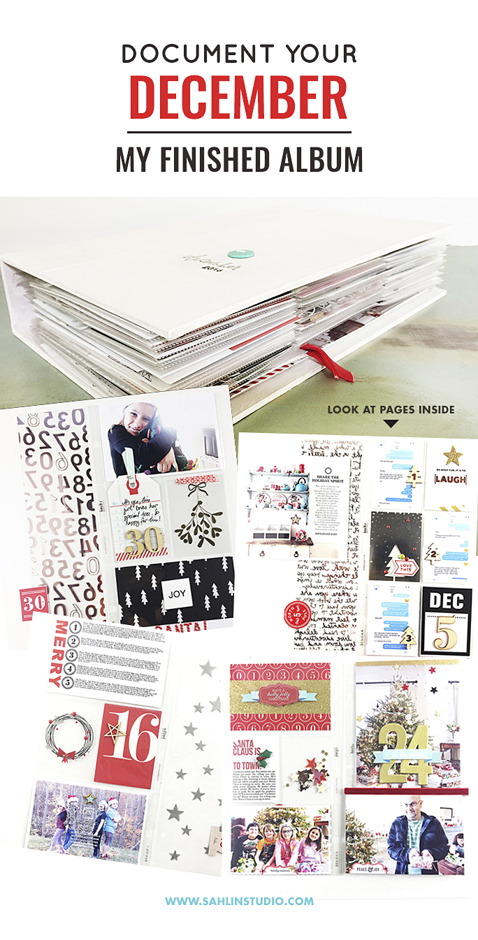 Document Your December - My Finished Album!! December Daily Recap | Creative Team Member Theresa Moxley