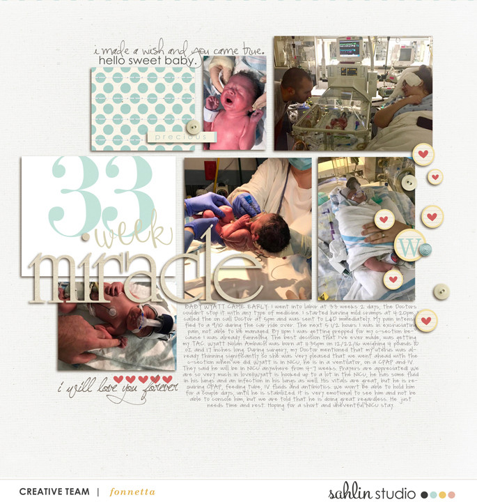 Scrapbook With Numbers digital scrapbooking layout using Numbers | Journal Cards