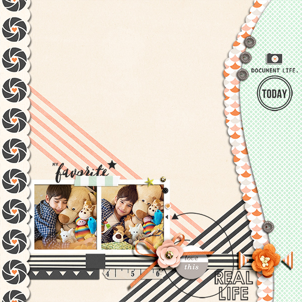 Year of Templates Vol. 15 by Sahlin Studio - Digital scrapbook templates perfect for making pages in a snap!