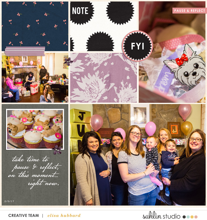 Digital Scrapbooking layout using Clean Lined Pocket Templates - It keeps the clean lines of the classic pocket templates we know, but with more visual interest to keep things exciting! 