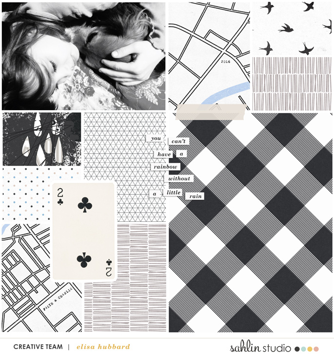 digital scrapbooking layout created by EHStudios featuring Rough Times by Sahlin Studio
