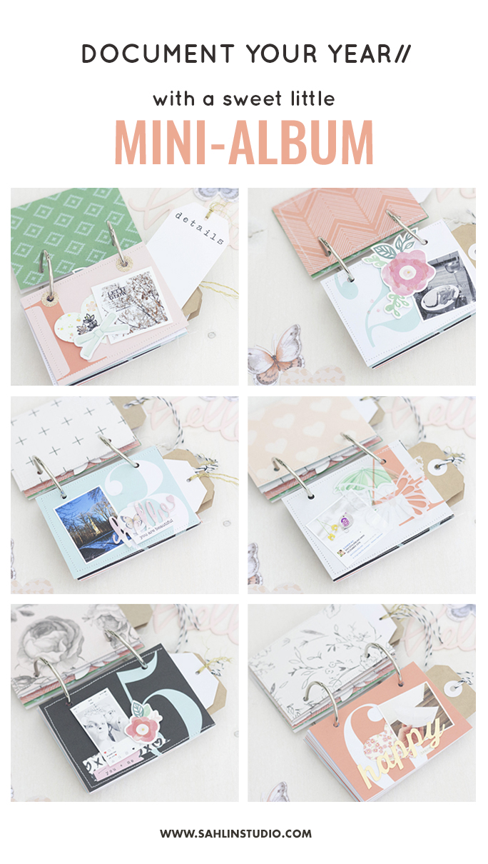 Document Your Year with a Sweet Mini Album - Using Numbers - Nikki Kehr