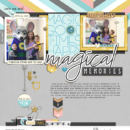 Digital scrapbooking layout using Project Mouse: Beginnings Kit and Journal Cards by Sahlin Studio and Britt-ish Designs
