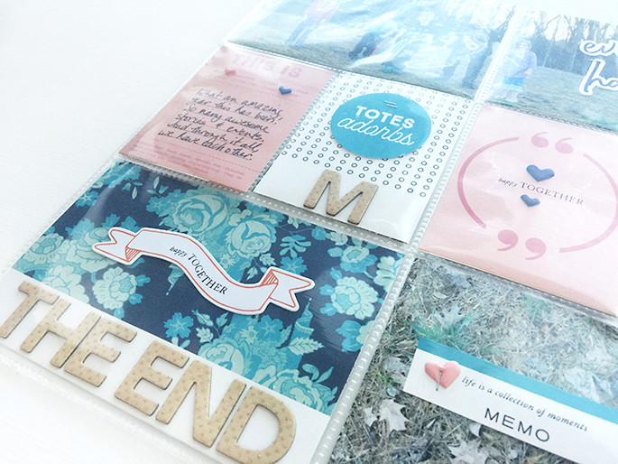 hybrid project life layout created by larkindesign featuring Totes Adorbs by Sahlin Studio