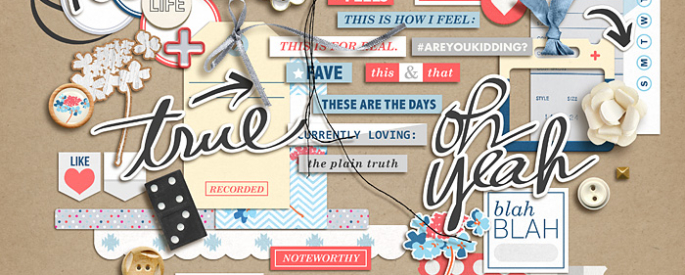 For Real (Elements) by Sahlin Studio - Digital Scrapbooking Kit