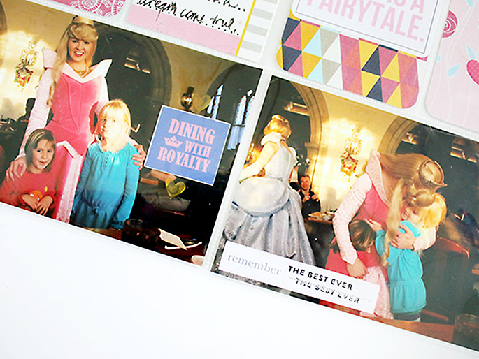Sahlin Studio CT Theresa Moxley Disney Project Life Album – #10 Princess Dinner at Akershus