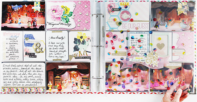 Disney World MAGIC KINGDOM Scrapbook Kit. Page kit, Disney Scrapbook,  Project Life, Disney Scrapbook Paper, planner stickers, Disneyland