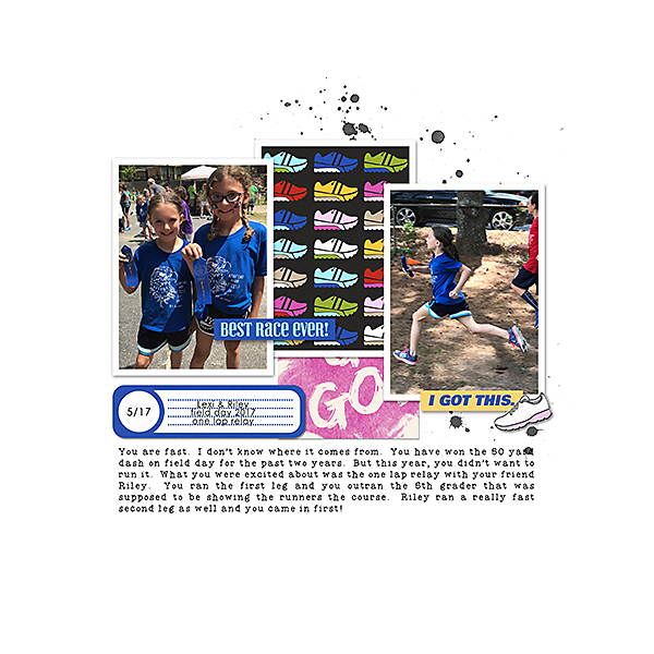 Best Race Ever digital scrapbooking page by ashleywb using Project Mouse (Run) by Britt-ish Designs and Sahlin Studio