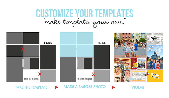 Customize Your Template - Make Templates Your Own!! Flip it, Combine Photo Spots...