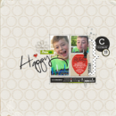 Happy digtial scrapbooking page using Project Mouse (Celebrate) by Britt-ish Designs and Sahlin Studio