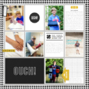 Pocket scrapbooking using Ouch (Kit) by Sahlin Studio