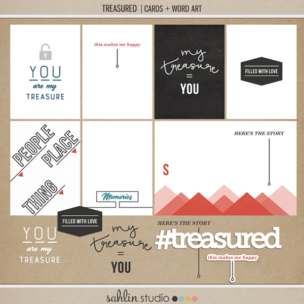 Treasured | Cards and Word Art by Sahlin Studio