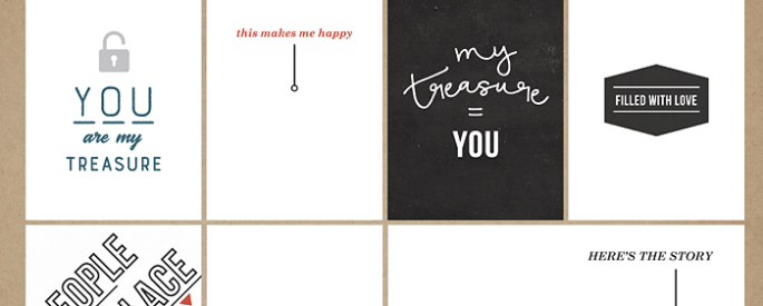 Treasured | Journal Cards + Word Art - Perfect for your Project Life or traditional or digital albums!!