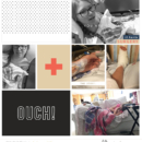 Project Life page using Ouch by Sahlin Studio - Perfect for scrapbooking your hospital, doctor, er, ouch moments!!