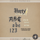 Project Mouse (Wizarding): Alphas by Britt-ish Designs and Sahlin Studio - Perfect for your Universal Studios or Harry Potter Wizarding World vacation digital scrapbooking layouts or Project Life albums!!