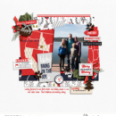 Christmas Countdown Moving Bring on the Joy digital scrapbooking layout using December collection by Sahlin Studio