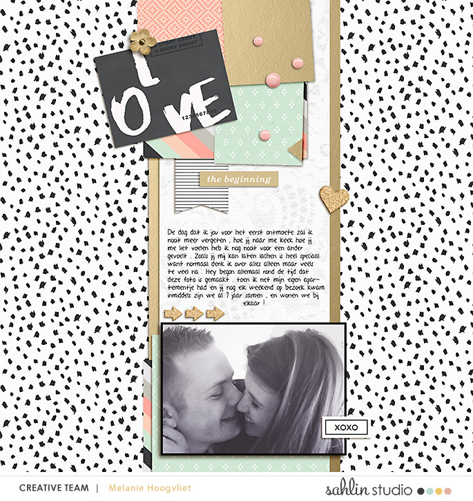 digital scrapbooking layout created by jumbbumble featuring Me & You by Sahlin Studio