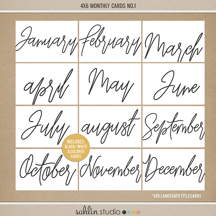 Knick Knack Edition 4x6 Cards – digitalprojectlife