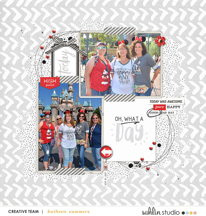 digital scrapbooking layout created by kathleen summers featuring Highs and Lows by Sahlin Studio