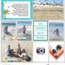 Sun and Surf digital project life page using Project Mouse (Paradise) by Britt-ish Designs and Sahlin Studio