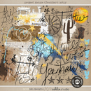 Project Mouse (Fantasy): Artsy by Britt-ish Designs and Sahlin Studio - Perfect for adding layers of messy, playful fun to your pages! Filled with bits of paint & doodles, scatters & confetti, and a bunch of scribbly word art.