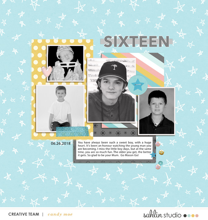 digital scrapbooking layout created by ctmm4 featuring July 2018 FREE Template by Sahlin Studio