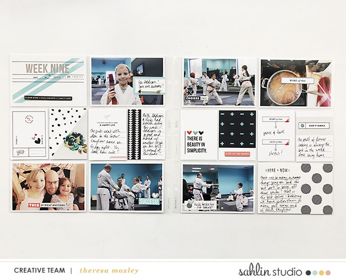 hybrid scrapbooking layout created by larkindesign featuring Simplify by Sahlin Studio