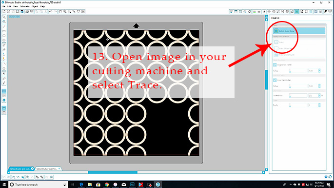 Sahlin Studio CT Theresa Moxley | Converting Template or Patterned Paper to Cut Files