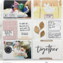 Weekly Spread Project Life page using Gather | Scrapbook Kit and Journal Cards by Sahlin Studio