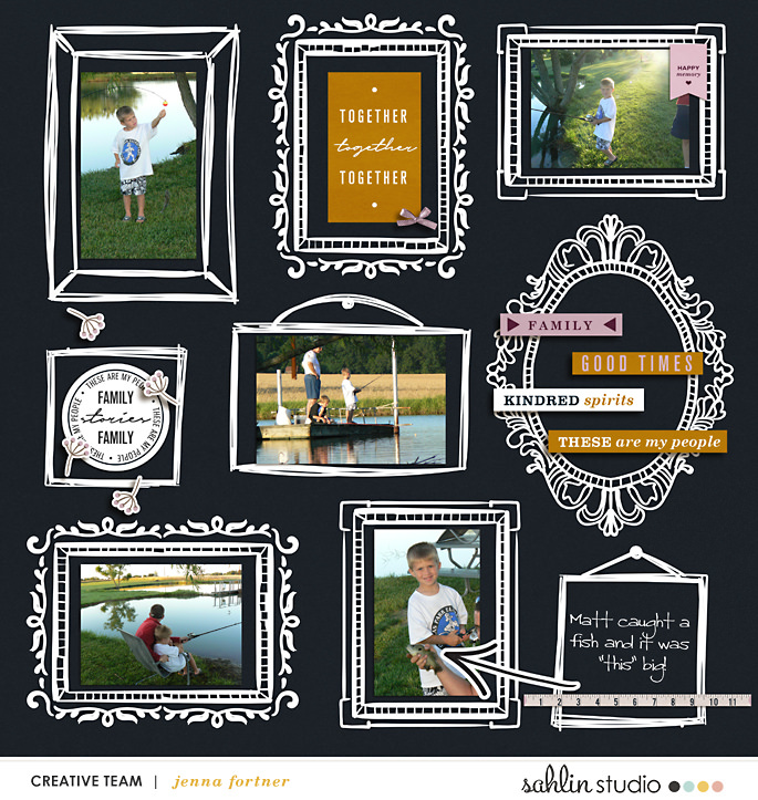 layout created by jenna featuring Kindred by Sahlin Studio