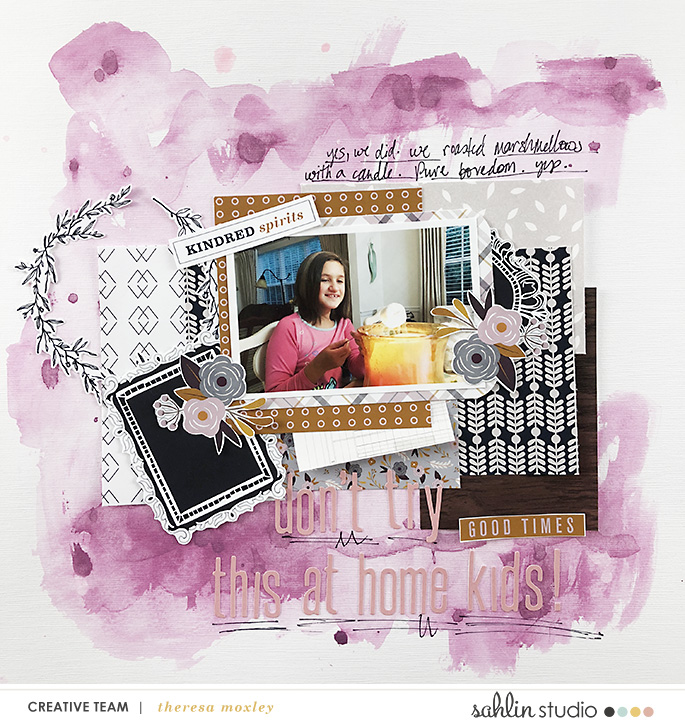 layout created by larkindesign featuring the November 2018 FREE Template by Sahlin Studio