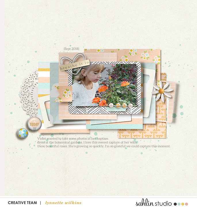 layout created by lynnette featuring the November 2018 FREE Template by Sahlin Studio