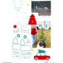 December Daily page using the Home for the Holidays collection by Sahlin Studio - Perfect for Christmas!