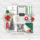 Oh What Fun!! December / Christmas digital scrapbook page Home for the Holidays collection by Sahlin Studio - Perfect for Documenting Your December (DYD) or your Christmas!