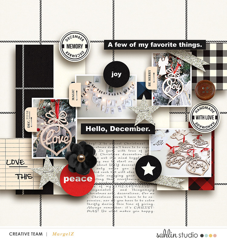 digital scrapbooking layout created by margelz featuring Mad for Plaid by Sahlin Studio