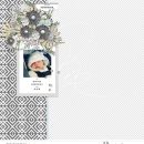 All Bundled Up BABY digital scrapbooking layout using Winter Stories by Sahlin Studio