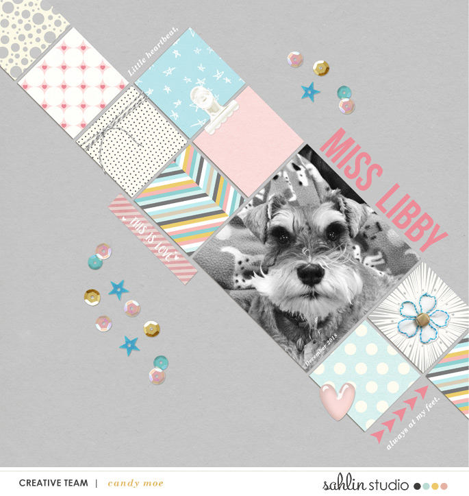 digital scrapbooking layout created by ctmm4 featuring the February 2019 Free Template by Sahlin Studio