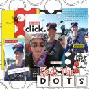 Disney Rock the Dots digital scrapbooking layout using Project Mouse (Vibes) Elements by Britt-ish Designs and Sahlin Studio