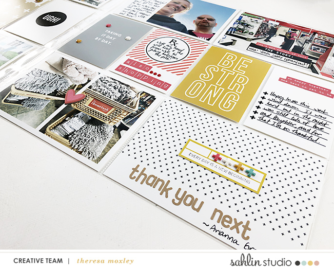 hybrid scrapbooking layout created by larkindesign featuring Ouch by Sahlin Studio