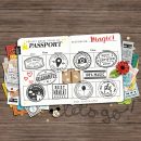 Disney Magic digital scrapbooking layout using Project Mouse by Britt-ish Designs and Sahlin Studio - Perfect for scrapbooking or in your Disney Project Life or Project Mouse albums!!